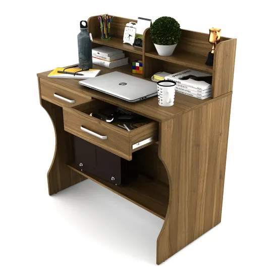 Kosmo St 02mw Study Table-natural Teak