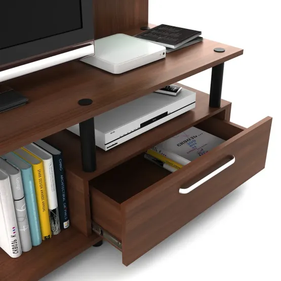 Kosmo Tv Unit Excel - Walnut Rigato Woodpore