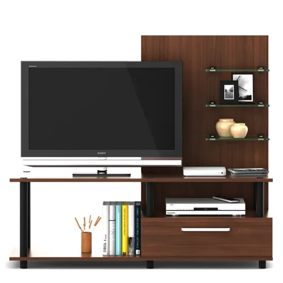 Tv Unit Excel - Walnut Rigato Woodpore