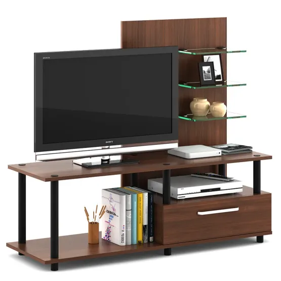 Kosmo Tv Unit Excel - Walnut Rigato Woodpore