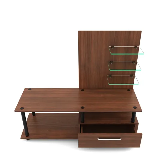 Kosmo Tv Unit Excel - Walnut Rigato Woodpore