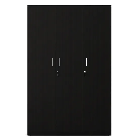 Kosmo Value V2 3-door Wardrobe - Natural Wenge - Woodpore