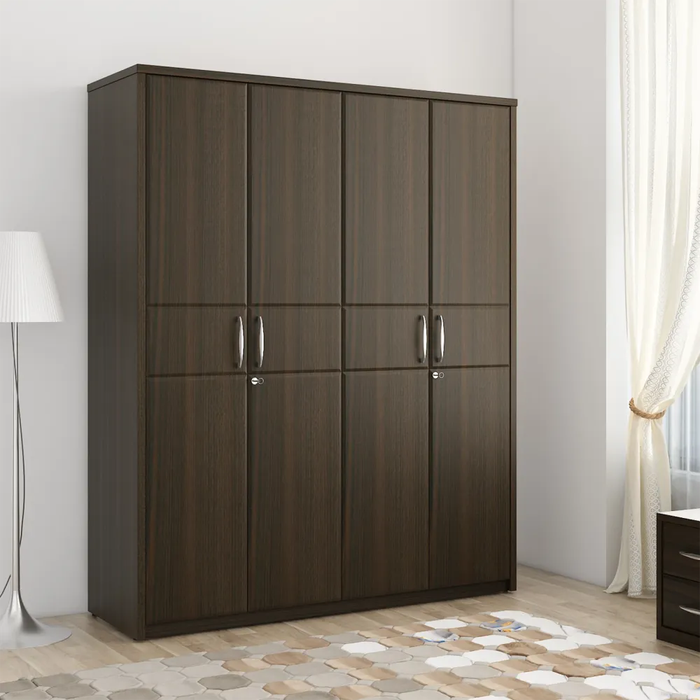 Verona 4 Door Wardrobe - Fumed Oak