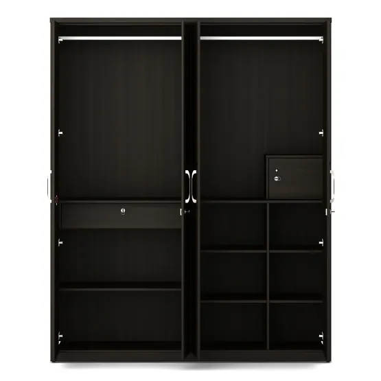 Verona 4 Door Wardrobe - Fumed Oak