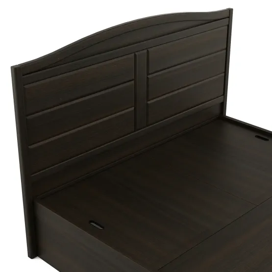 Kosmo Verona Queen Bed 3/4 Lifton Storage?? - Fumed Oak