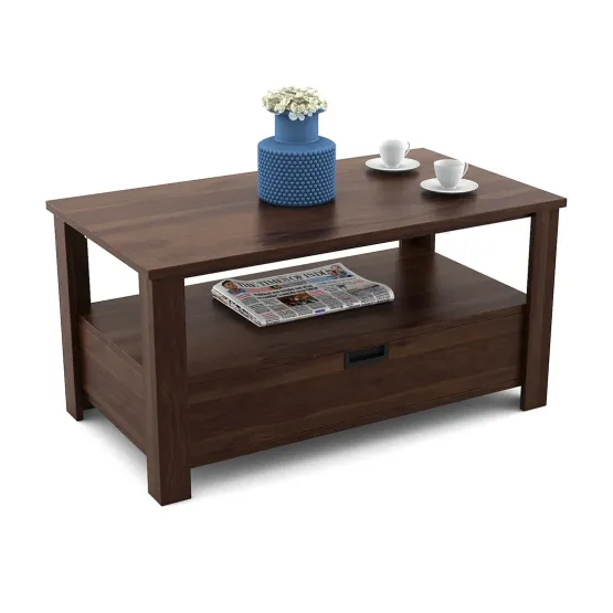 Kosmo Woodland V2 Coffee Table With One Drawer - Sheesham