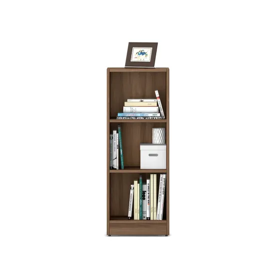 Kosmo William Bookcase 1060 X 400 - Walnut Bronze Woodpore