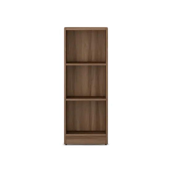 Kosmo William Bookcase 1060 X 400 - Walnut Bronze Woodpore