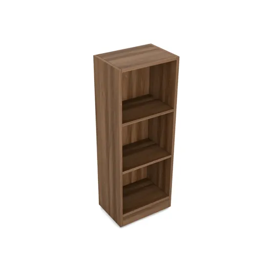 Kosmo William Bookcase 1060 X 400 - Walnut Bronze Woodpore