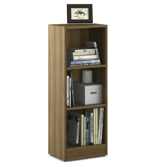 Kosmo William Bookcase 1060 X 400 - Natural Teak