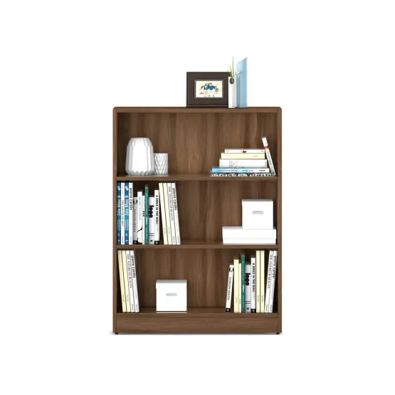 Kosmo William Bookcase 1060 X 800 - Walnut Bronze Woodpore