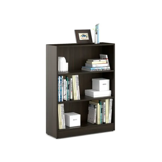 Kosmo William Bookcase 1060 X 800 - Fumed Oak (woodpore)