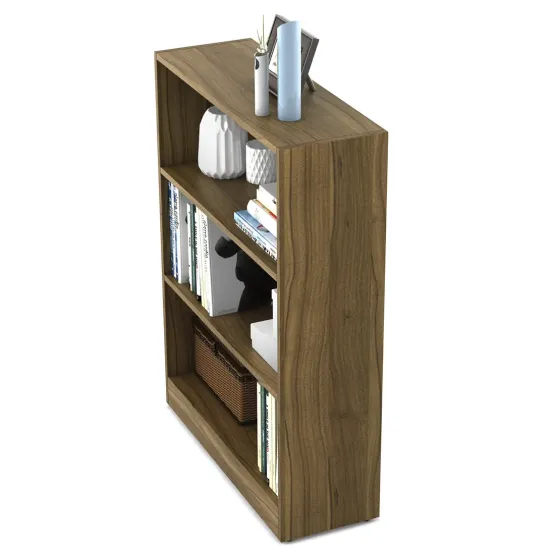 Kosmo William Bookcase 1060 X 800 - Natural Teak