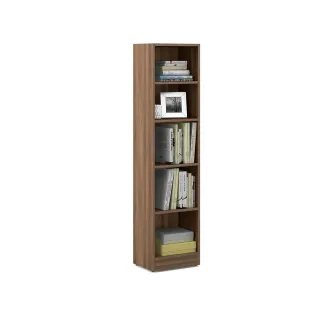 Kosmo William Bookcase 1600 X 400 - Walnut Bronze Woodpore