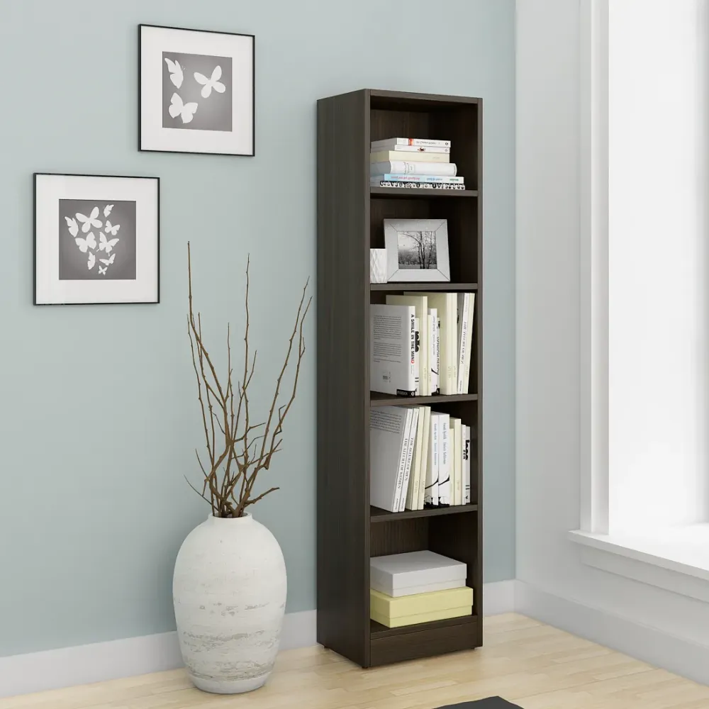 Kosmo William Bookcase 1600 X 400 - Fumed Oak