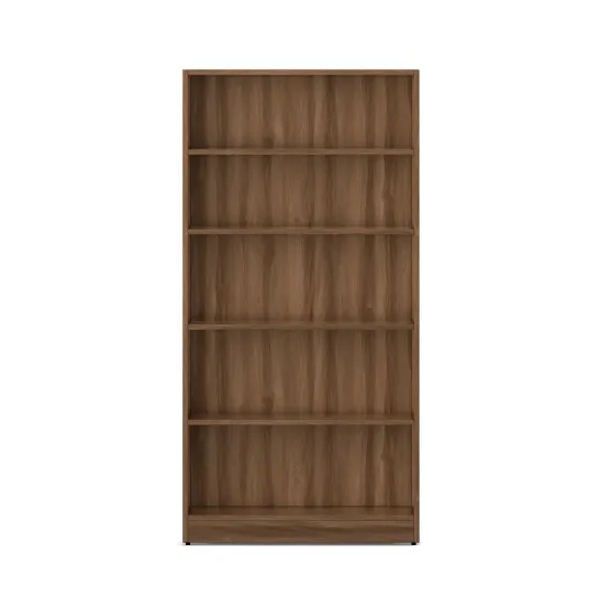 Kosmo William Bookcase 1600 X 800 - Walnut Bronze Woodpore