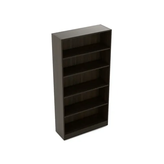 Kosmo William Bookcase 1600 X 800 - Fumed Oak (woodpore)