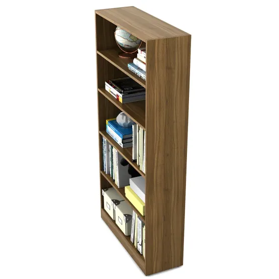 Kosmo William Bookcase 1600 X 800 - Natural Teak