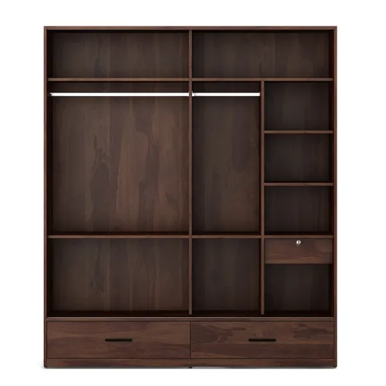 Woodland Sliding 2 Door Wardrobe - Sheesham