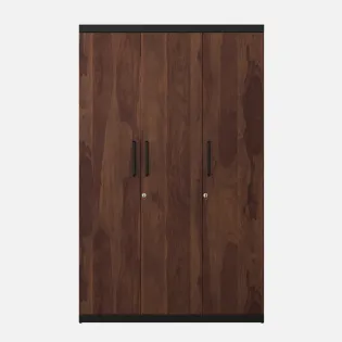 Woodland 3 Door Wardrobe - Sheesham