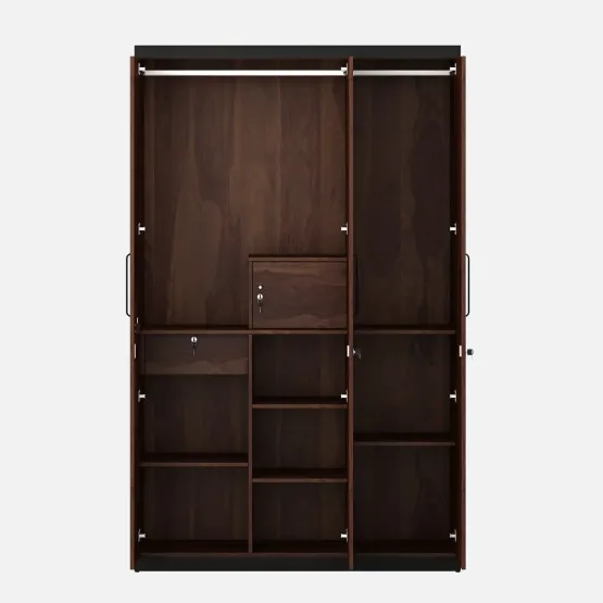 Kosmo Woodland 3 Door Wardrobe - Sheesham