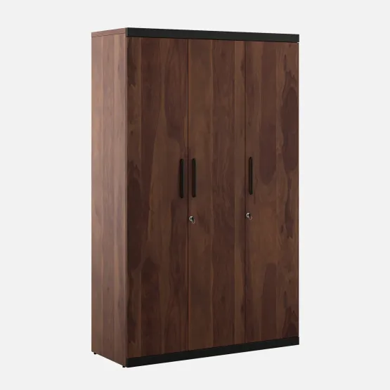 Kosmo Woodland 3 Door Wardrobe - Sheesham