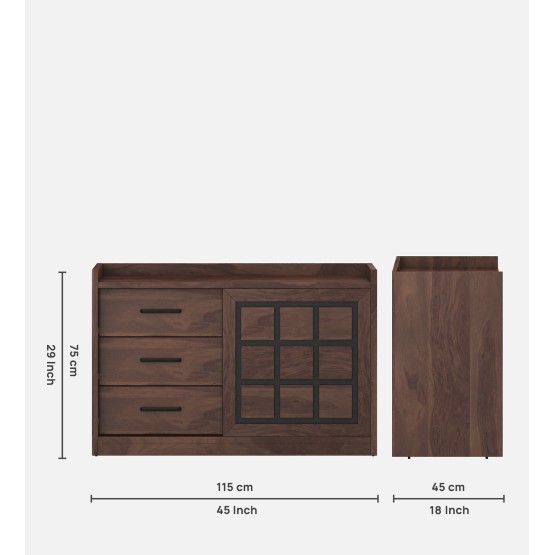 Kosmo Woodland Multi Purpose Unit - Sheesham