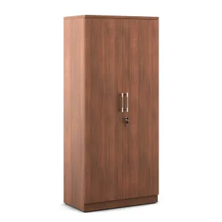 Kosmo Optima 2 Door Wardrobe - Walnut Rigato